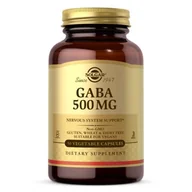 Witaminy i minerały dla sportowców - SOLGAR SOLGAR Gaba 500mg 100vegcaps - miniaturka - grafika 1