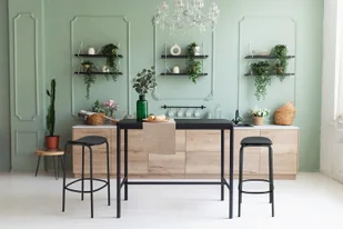 Hoker Trick 65cm szary nowoczesny - Taborety i hokery - miniaturka - grafika 3