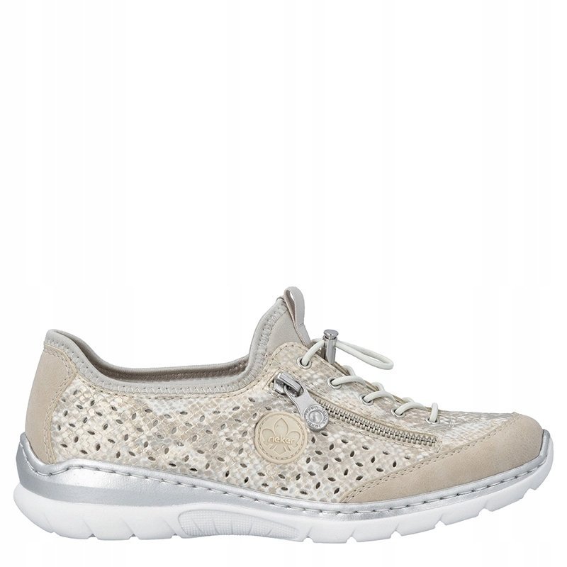 Rieker Sneakersy Damskie Półbuty Złote L3252-92 r.41