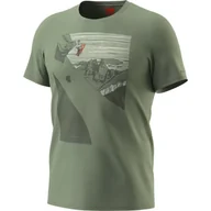 Koszulki sportowe męskie - Koszulka DYNAFIT X Simon Charrière Tee Man sage XL - miniaturka - grafika 1