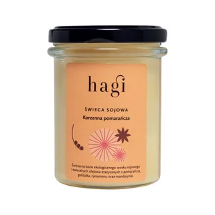 HAGI Świeca Sojowa Korzenna Pomarańcza 215ml - Świece - miniaturka - grafika 1