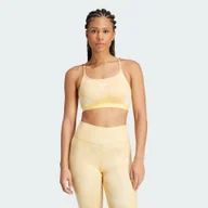 Bielizna sportowa damska - Biustonosz Aeroreact Training Essentials Light Support Tie-Dye Flower-Print - miniaturka - grafika 1