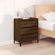 Komody - vidaXL Komoda, brązowy dąb, 60x35x70 cm, materiał drewnopochodny - miniaturka - grafika 1