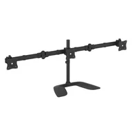 Uchwyty do monitorów - StarTech ARMBARTRIO2 uchwyt / stojak do monitorów 68,6 cm (27") Czarny Biurko - miniaturka - grafika 1