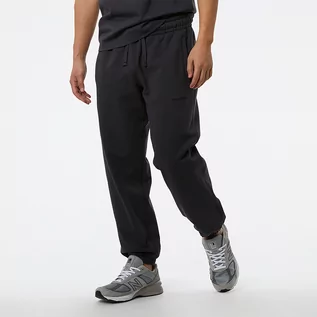 Spodnie damskie - Spodnie męskie New Balance MP23551PHM  czarne - grafika 1