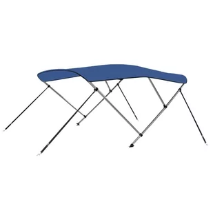 shumee Bimini daszek do łodzi z 3 łukami niebieski 183x140x137 cm - Żeglarstwo - miniaturka - grafika 1