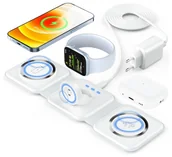 Ładowarki do telefonów - Ładowarka 3w1 Mag-Safe Orshinal do iPhone Apple Watch AirPods 15W - miniaturka - grafika 1