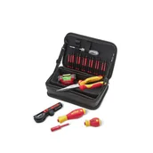 Zestawy narzędziowe - Zestaw narzędzi dla elektryków Wiha 45418 - miniaturka - grafika 1