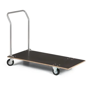 B2B Partner Wózek platformowy z wodoodpornej sklejki, 1200x600 mm, nośność 150 kg 2025 - Wózki magazynowe - miniaturka - grafika 1