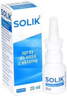 Solinea Solik spray do nosa z ektoiną 20 ml - Przeziębienie i grypa - miniaturka - grafika 1