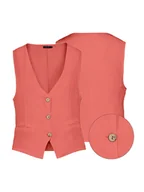 Kamizelki damskie - Eight2Nine Kamizelka w kolorze czerwonym - miniaturka - grafika 1