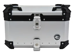 Kufer centralny aluminiowy Coocase 55L - srebrny Q5-J2 - Kufry i sakwy motocyklowe - miniaturka - grafika 1