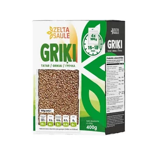 Kasza Gryczana "Zelta Saule" 4X100G - Kasza - miniaturka - grafika 1