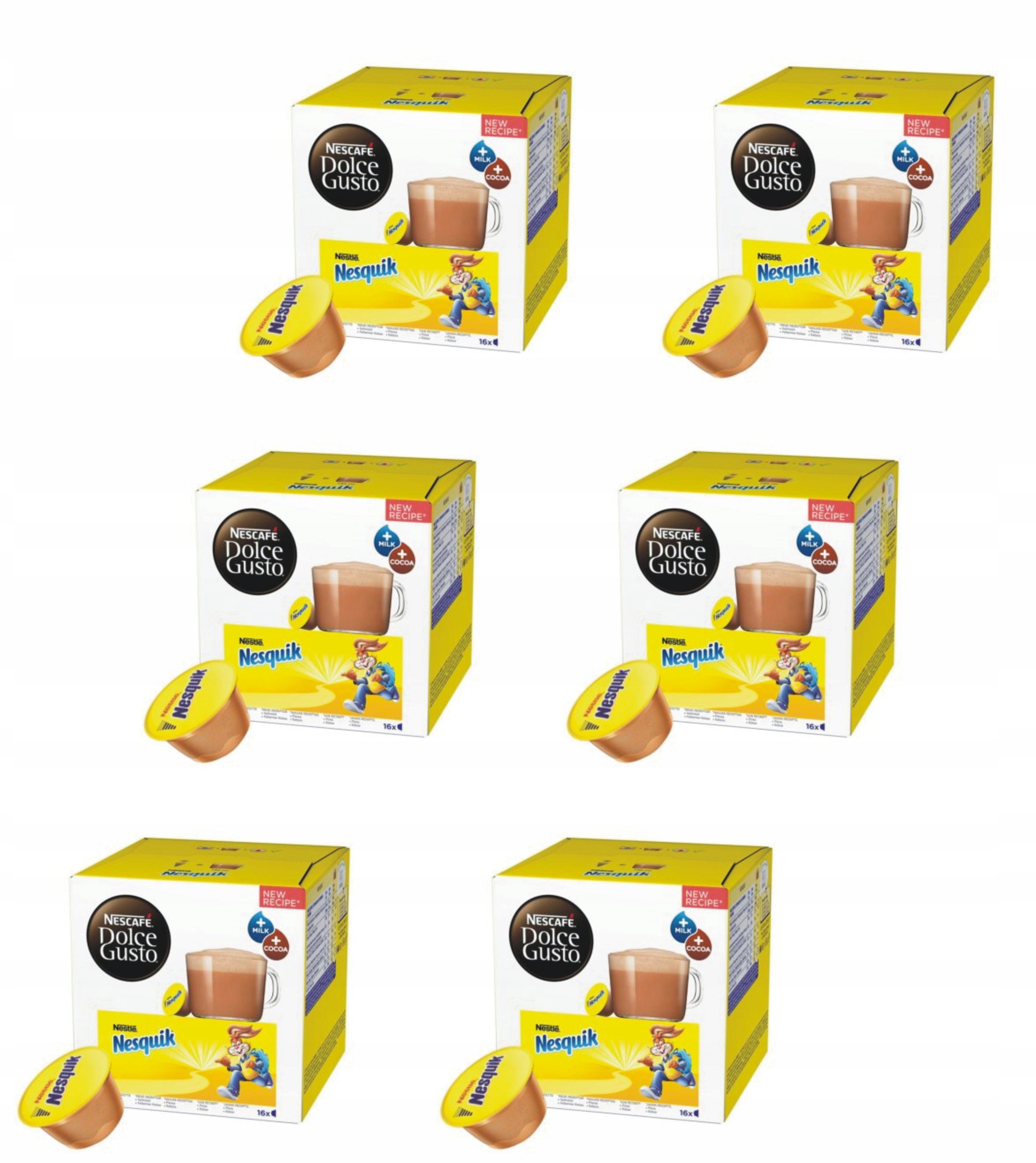 Kapsułki Nescafe Dolce Gusto Nesquik 96 sztuk 6x16