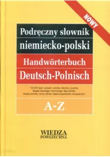 Wiedza Powszechna Stefan Kubica Podręczny słownik niemiecko-polski A-Z - Książki do nauki języka niemieckiego - miniaturka - grafika 2