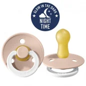 Smoczki uspokajające - BIBS 100256 Smoczek uspokajający BLUSH GLOW IN THE DARK S 17_777224 - miniaturka - grafika 1