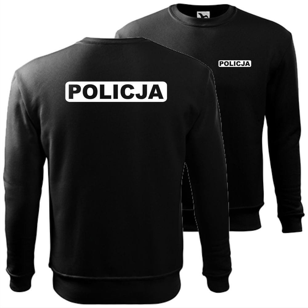 męska bluza klasyczna - policja