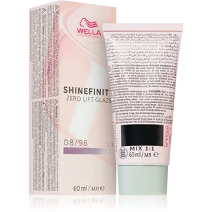 Wella Shinefinity Zero Lift Glaze, farba półtrwała do włosów, 08/98 pearl, 60ml - Farby do włosów i szampony koloryzujące - miniaturka - grafika 1