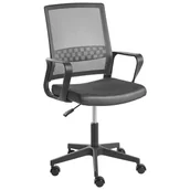 Fotele i krzesła biurowe - Beliani Krzesło biurowe EASE Ciemnoszary - miniaturka - grafika 1