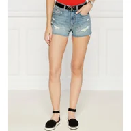 Spodenki damskie - Tommy Jeans Jeansowe szorty | Slim Fit - miniaturka - grafika 1
