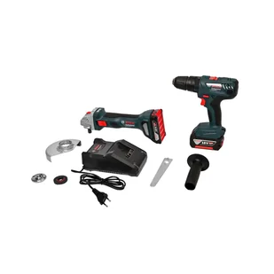 Zestaw szlifierka kątowa+wkrętarka GWS180+GSB180 Bosch Professional 18V - Zestawy elektronarzędzi - miniaturka - grafika 1