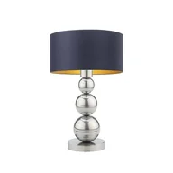 Lampy stojące - Srebrna lampa stołowa w stylu glamour HONOLULU GOLD z kulami - miniaturka - grafika 1
