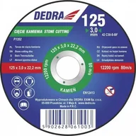 Materiały ścierne - Dedra Tarcza do cięcia F1355 230 x 3 x 22.2 do kamienia - miniaturka - grafika 1