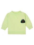 Bluzy i sweterki niemowlęce - Noppies Bluza "Grasse" w kolorze jasnozielonym - miniaturka - grafika 1