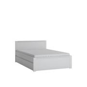 Łóżka - Łóżko 120 x 200 NVIZ02 Novi Meble Wójcik Biały Alpin - miniaturka - grafika 1