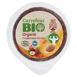 Carrefour Bio Ekologiczna pasta z suszonych moreli i orzechów laskowych 25 g - Warzywa w marynacie - miniaturka - grafika 1