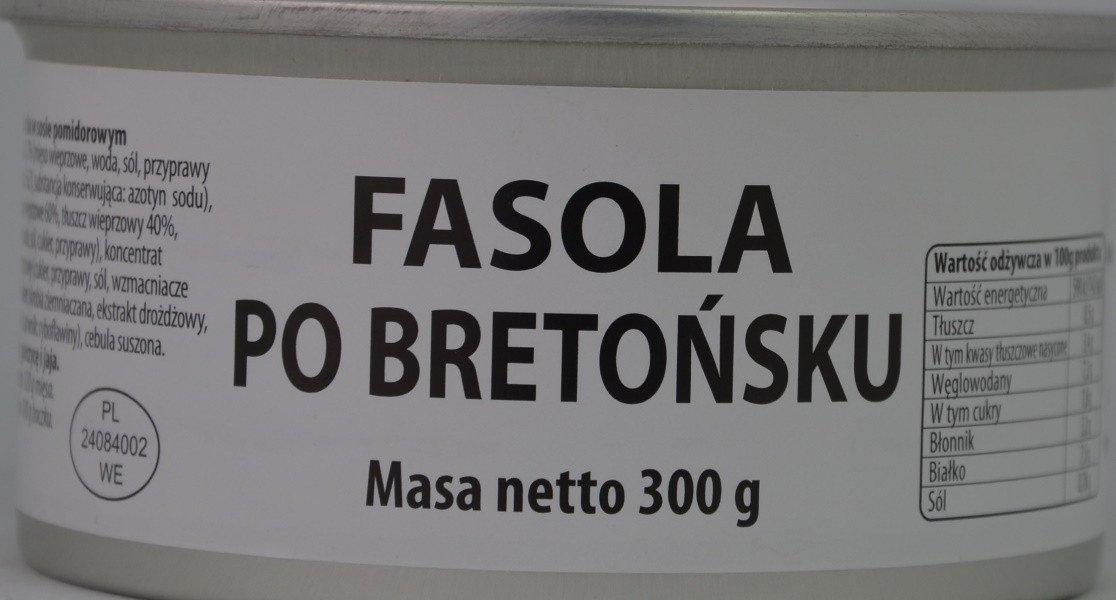 Fasola po bretońsku 300 g wojskowa