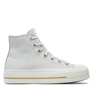 Trampki damskie - Trampki Converse Chuck Taylor All Star Lift Platform Tailored Lines A08237C Szary - miniaturka - grafika 1