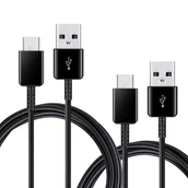 Kable USB - Oryginalny Kabel x2 Samsung USB-C Type C EP-DG970BBE 1m Czarny - miniaturka - grafika 1