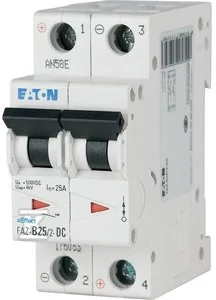 Wyłącznik nadprądowy 15kA FAZ DC FAZ-B2/2-DC - Bezpieczniki elektryczne - miniaturka - grafika 1