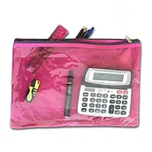 Pokrowce na ubrania - Wodoodporne PCW podwójne kieszenie zapinane na zamek błyskawiczny torby do prania - dostępne w 3 rozmiarach (duże (26 x 36 cm) - miniaturka - grafika 1