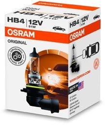 Osram OSRAM Headlight Original 51W P22d 12V HB4