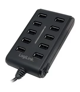 LogiLink 10 HUB USB2.0 z włącznikiem ON/OFF [UA0125 - Huby USB - miniaturka - grafika 1