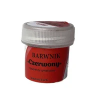 Dodatki do ciast w proszku - Barwnik syntetyczny rozp. w wod. 2 g Czerwony (Pąsowy) - miniaturka - grafika 1