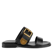 Klapki i japonki damskie - Klapki Badura LOTUS-118261 Czarny - miniaturka - grafika 1