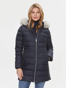 Tommy Hilfiger Kurtka puchowa Tyra WW0WW39747 Granatowy Regular Fit - Kurtki damskie - miniaturka - grafika 1