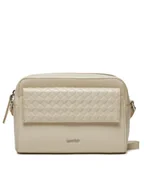 Torebki damskie - Calvin Klein Torebka Calvin Mini Quilt Camera Bag K60K611884 Écru - miniaturka - grafika 1
