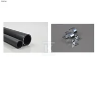 Piorunochrony - Elektroplast Rura sztywna RSO odgromowa 20/14 szara 1000 N, długość 3MB (1 szt) + uchwyt do rury odgromowej UDR 20 ( 3 szt) - miniaturka - grafika 1