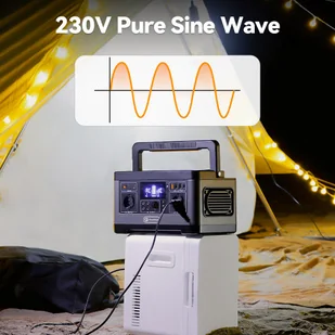 Przenośna stacja zasilania Flashfish P63, generator słoneczny baterii litowej 520Wh/140400mAh, moc wyjściowa AC 500W, 5 wyjść DC - Akumulatory ogólnego zastosowania - miniaturka - grafika 5