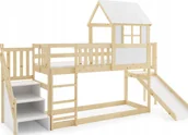 Łóżeczka i kojce - łóżko piętrowe Antresola DSH 200x90 z materacem od Interbeds - miniaturka - grafika 1