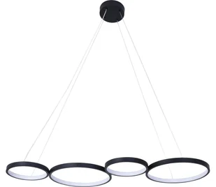 LED Żyrandol na lince FLAMENCO LED/42W/230V 4000K czarny - Lampy sufitowe - miniaturka - grafika 1