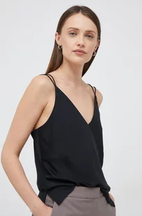 Calvin Klein bluza kolor czarny - Bluzki damskie - miniaturka - grafika 1
