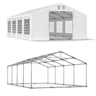 Pawilony ogrodowe - Namiot Imprezowy Letni 5x8 Biały SUMMER PLUS ISD - miniaturka - grafika 1