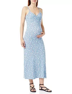 Sukienki ciążowe - MAMALICIOUS Damska sukienka ciążowa, Neptune Green/Aop: leo, L - grafika 1