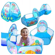 Namioty i tipi dla dzieci - Namiot Kojec Tunel Suchy Basen Dla Dzieci Rozkładany Do Domu Ogrodu Pokoju - miniaturka - grafika 1