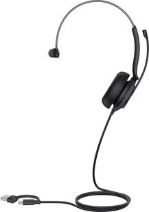 Yealink UH35 Mono Teams USB-C/A Czarny - Słuchawki - miniaturka - grafika 1